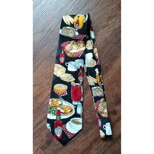 Tabasco Brand /Mens Colorful Necktie/   100% Silk (w/Imperfections)